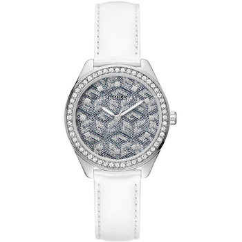 GUESS G Gloss Crystals White
