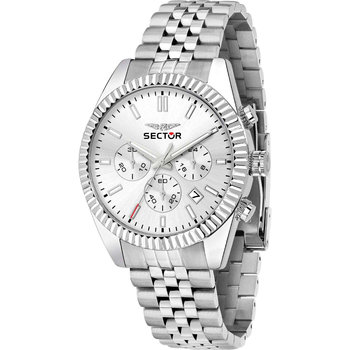 SECTOR 240 Chronograph Silver Stainless Steel Bracelet