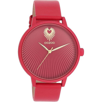 OOZOO Timepieces Red Leather