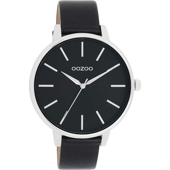 OOZOO Timepieces Black Leather Strap