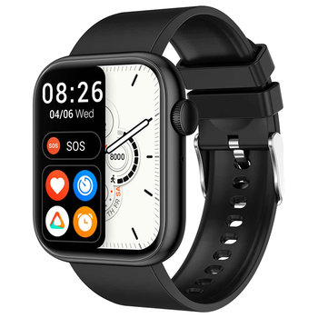 3GUYS Smartwatch Black Silicone Strap