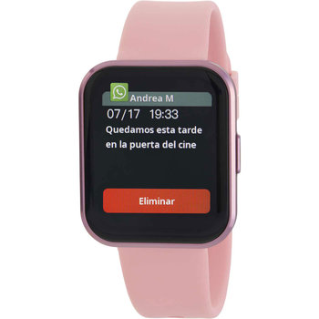 MAREA Smartwatch Pink Rubber Strap