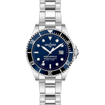 AQUADIVER Water Master III Silver Stainless Steel Bracelet