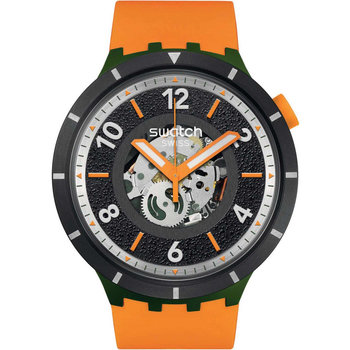 SWATCH Power of Nature Fall-iage Orange Silicone Strap
