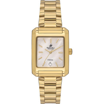 BEVERLY HILLS POLO CLUB Diamonds Gold Stainless Steel Bracelet