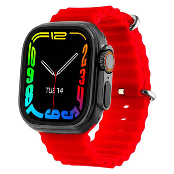 DAS.4 SU09 Smartwatch Red Silicone Strap