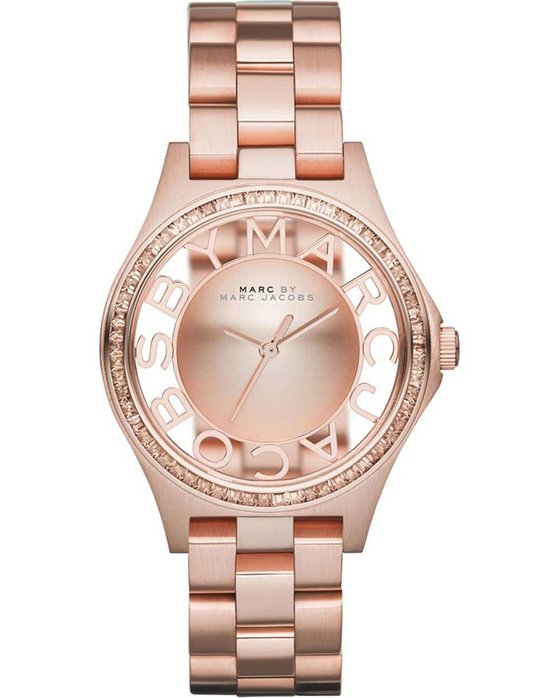 MARC BY MARC JACOBS Henry Glitz Rose Gold Stainless Steel Bracel