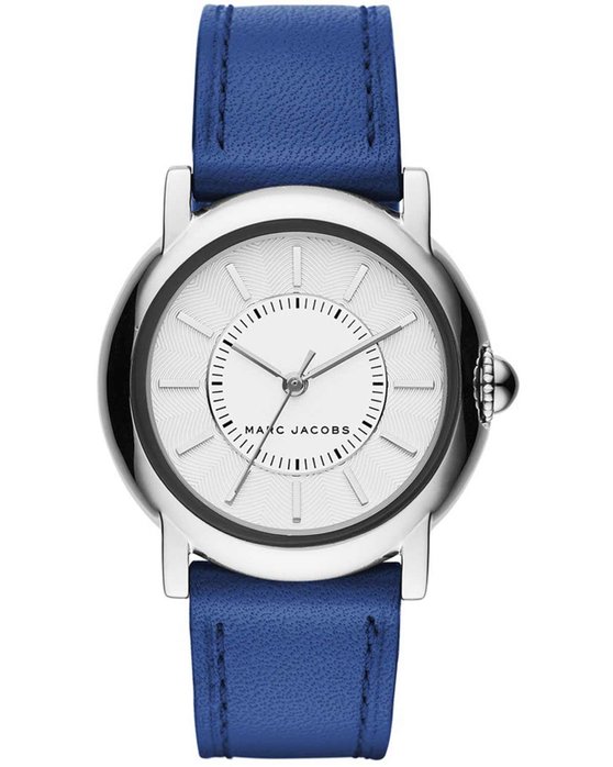 MARC BY MARC JACOBS Courtney Blue Leather Strap