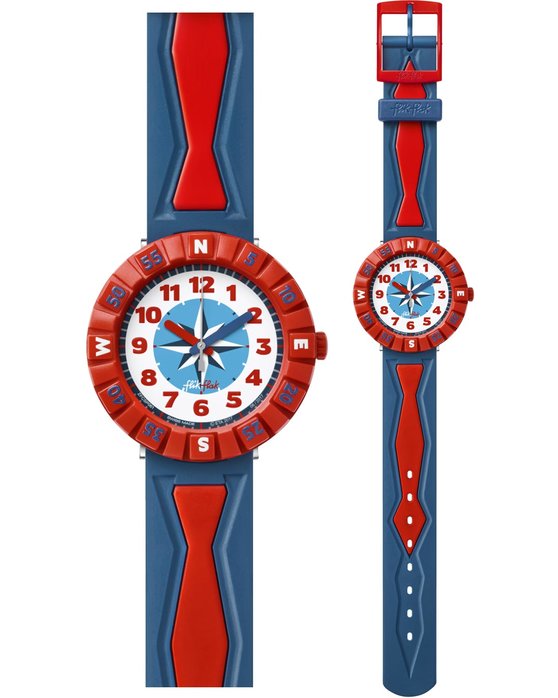 FLIK FLAK Great Camping Get It In Bred Two Tone Plastic Strap