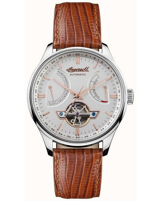 INGERSOLL The Hawley Automatic Brown Leather Strap