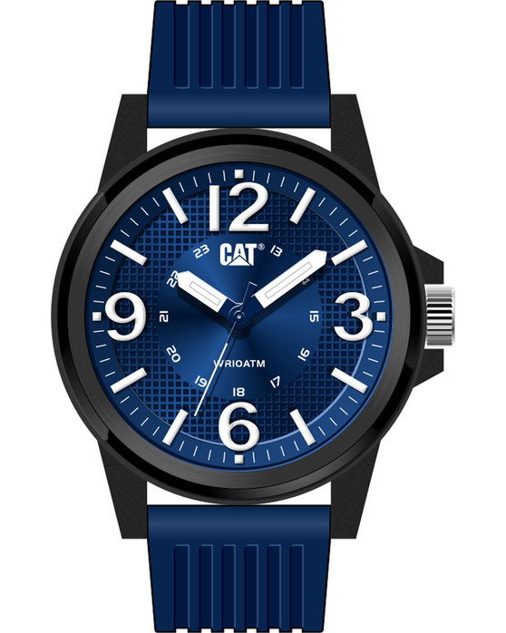 CATERPILLAR Groovy Blue Silicone Strap