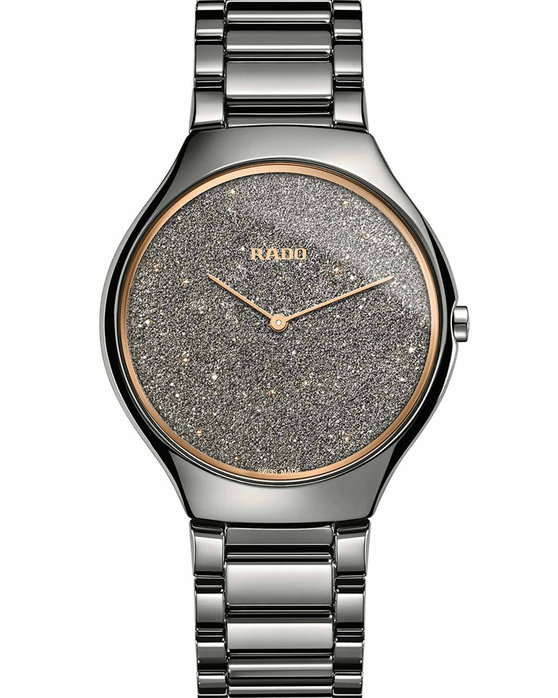 RADO True Thinline Grey Ceramic Bracelet (R27010102)