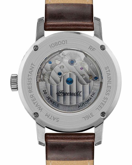 INGERSOLL Miles Automatic Brown Leather Strap