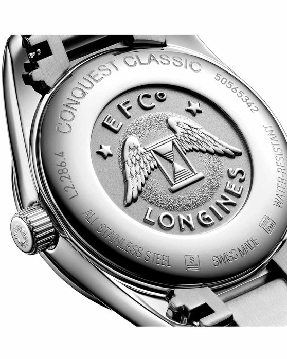LONGINES Conquest Silver Stainless Steel Bracelet
