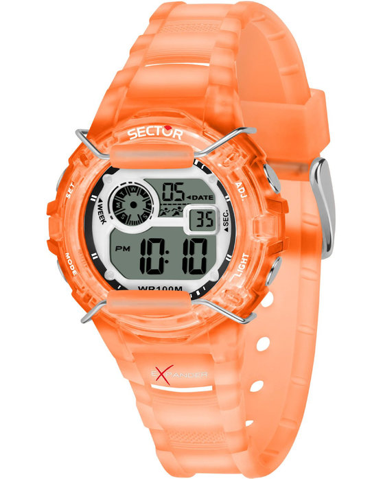 SECTOR EX-05 Orange Synthetic Strap