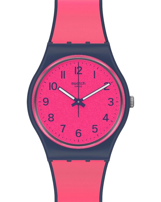 SWATCH Pink Gum Fuchsia Synthetic Strap