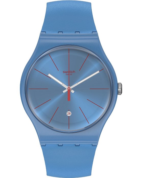 SWATCH Lagoonazing Light Blue Silicone Strap