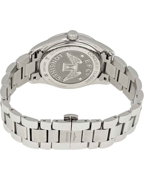 LONGINES Conquest Classic Silver Stainless Steel Bracelet
