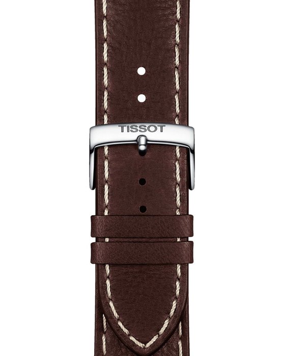 TISSOT T-Classic PR 100 Chronograph Brown Leather Strap