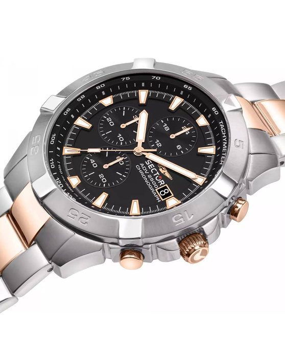 SECTOR ADV2500 Chronograph Two Tone Stainless Steel Bracelet