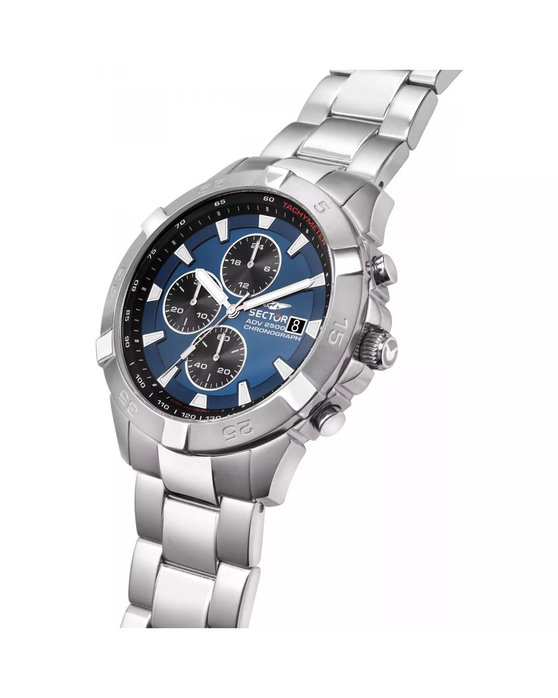 SECTOR ADV2500 Chronograph Silver Stainless Steel Bracelet