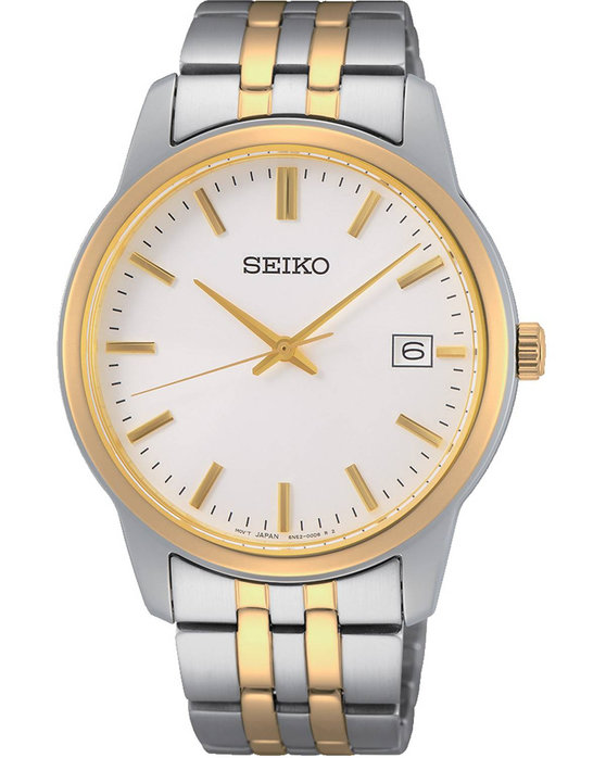 SEIKO Essential Time Two Tone Stainless Steel Bracelet