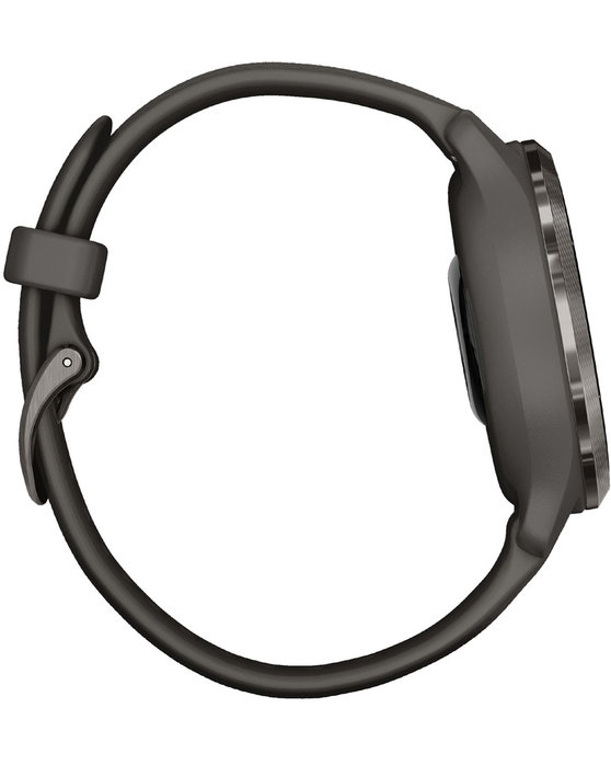 GARMIN Venu 2S Slate Bezel with Graphite Case and Grey Silicone Band