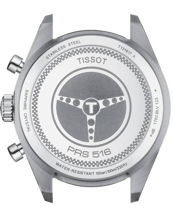 TISSOT PRS 516 Chronograph Silver Stainless Steel Bracelet