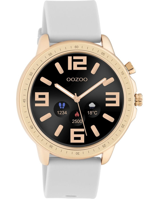 OOZOO Q3 Smartwatch Grey Rubber Strap