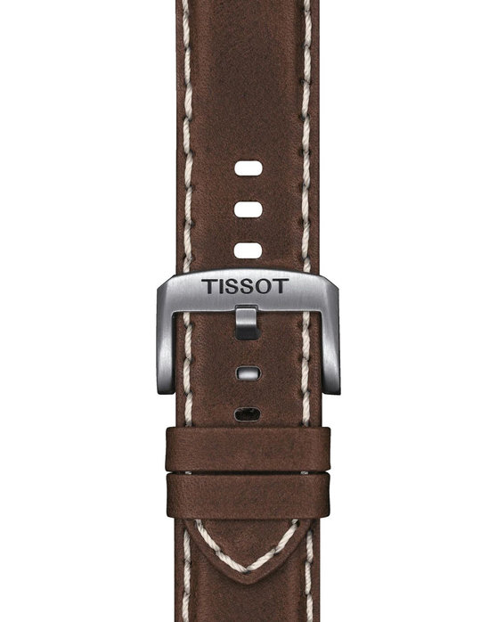 TISSOT T-Sport Brown Leather Strap