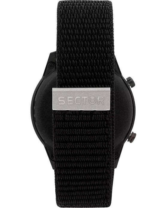 SECTOR S-02 Smartwatch Black Fabric Strap