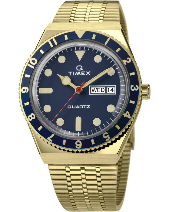 TIMEX Q Reissue Gold Stainless Steel Bracelet