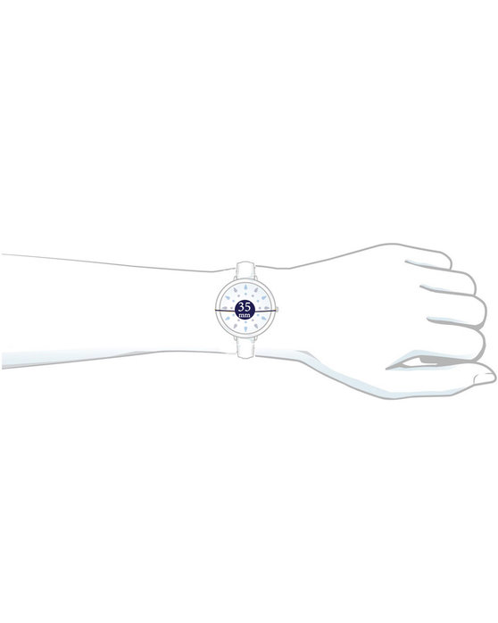 SWATCH Think Time White Plastic Strap