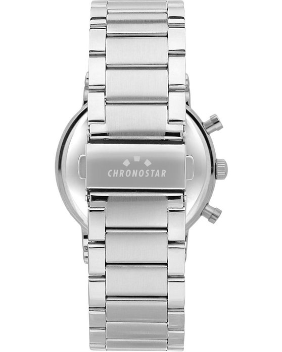 CHRONOSTAR POLARIS Chronograph Silver Stainless Steel Bracelet