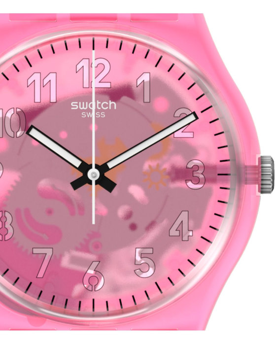 SWATCH Love With All the Alphabet Pink Blue Silicone Strap