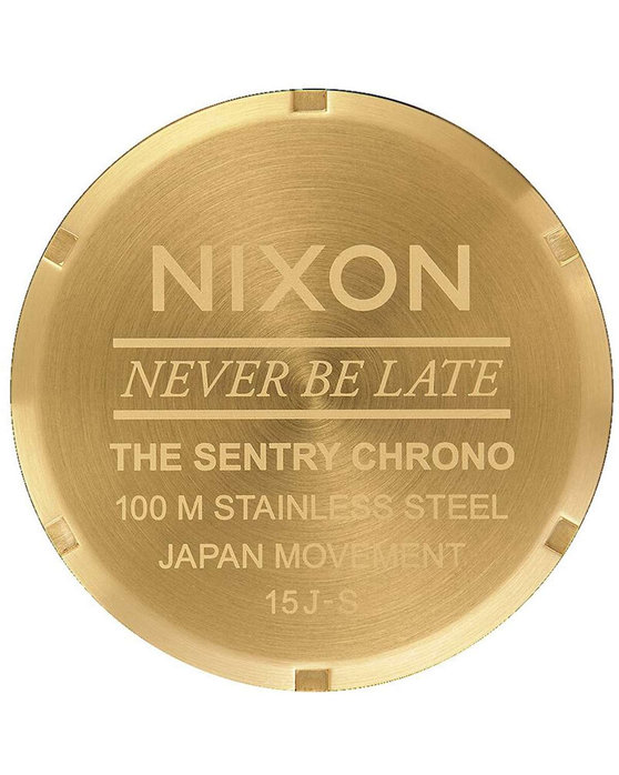 NIXON Sentry Chronograph Gold Stainless Steel Bracelet