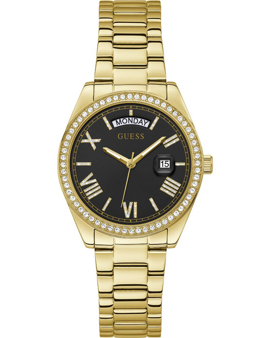 GUESS Luna Crystals Gold Stainless Steel Bracelet