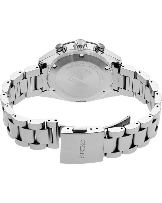 SEIKO Prospex Solar Chronograph Silver Stainless Steel Bracelet