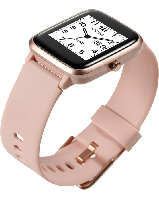 Q&Q Citrea Smartwatch Pink Plastic TPU Strap