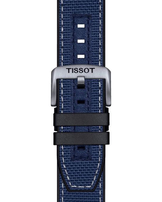 TISSOT Supersport Chronograph Blue Textile Strap