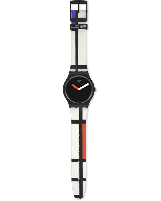 SWATCH X Centre Pompidou Red, Blue and White by Piet Mondrian