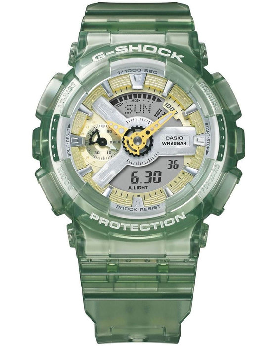 CASIO G-SHOCK Chronograph Green Rubber Strap