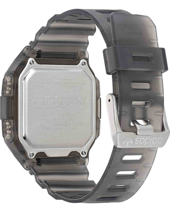 ADIDAS ORIGINALS Digital One GMT Chronograph Grey Plastic Strap