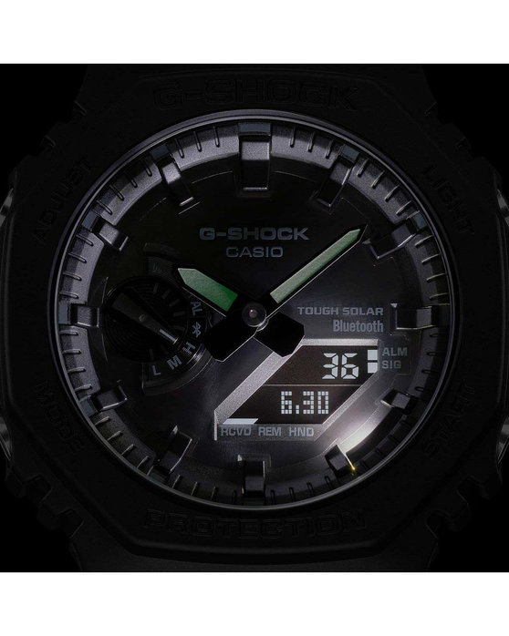 CASIO G-SHOCK Smartwatch Tough Solar Chronograph Black Rubber Strap
