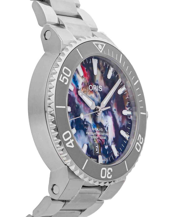 ORIS Aquis Date Automatic Silver Stainless Steel Bracelet