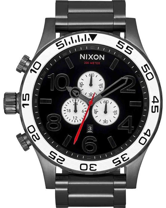 NIXON 51-30 Chronograph Grey Stainless Steel Bracelet