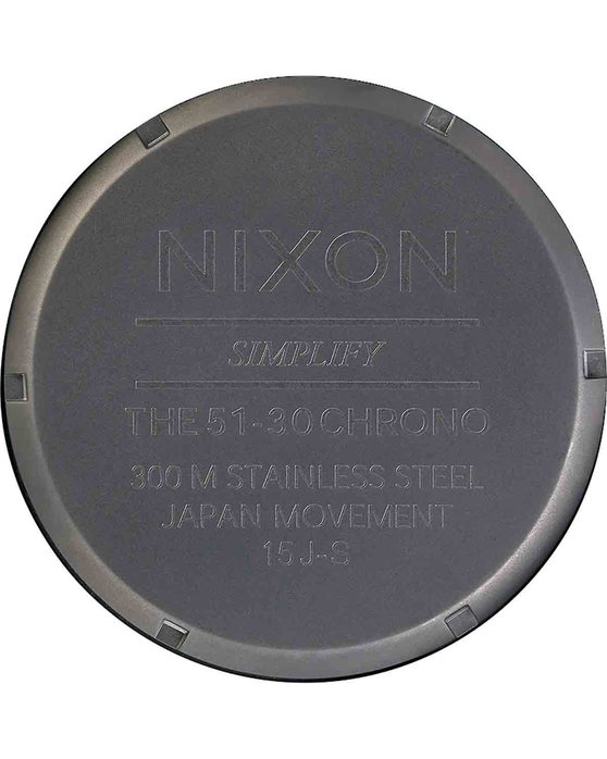 NIXON 51-30 Chronograph Grey Stainless Steel Bracelet