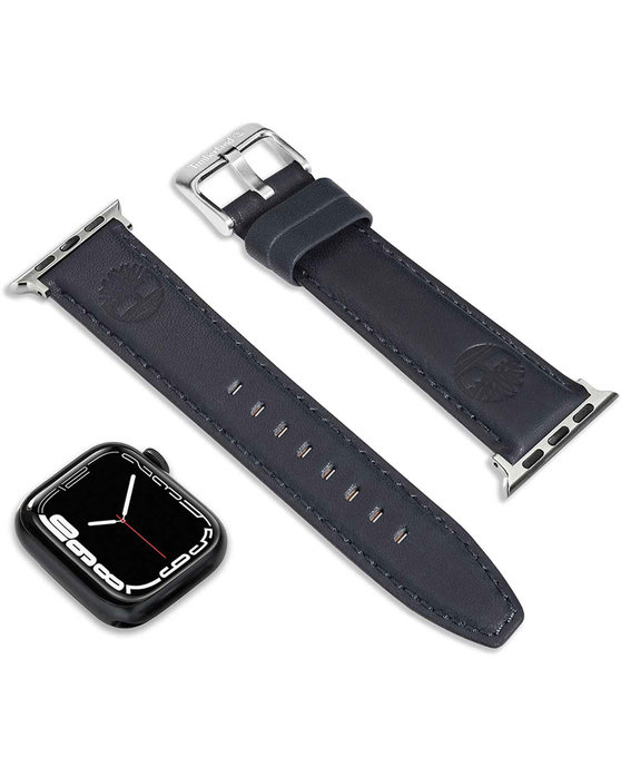 TIMBERLAND Lacandon Grey Leather Smart Strap Replacement for Smartwatches (20 mm)