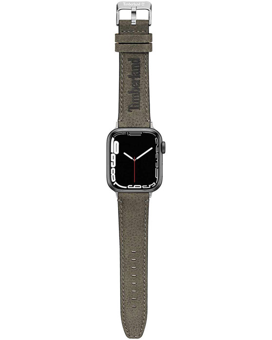 TIMBERLAND Barnesbrook Khaki Leather Smart Strap Replacement for Smartwatches (22 mm)