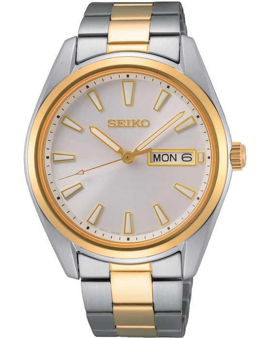 SEIKO Essential Time Two Tone Stainless Steel Bracelet